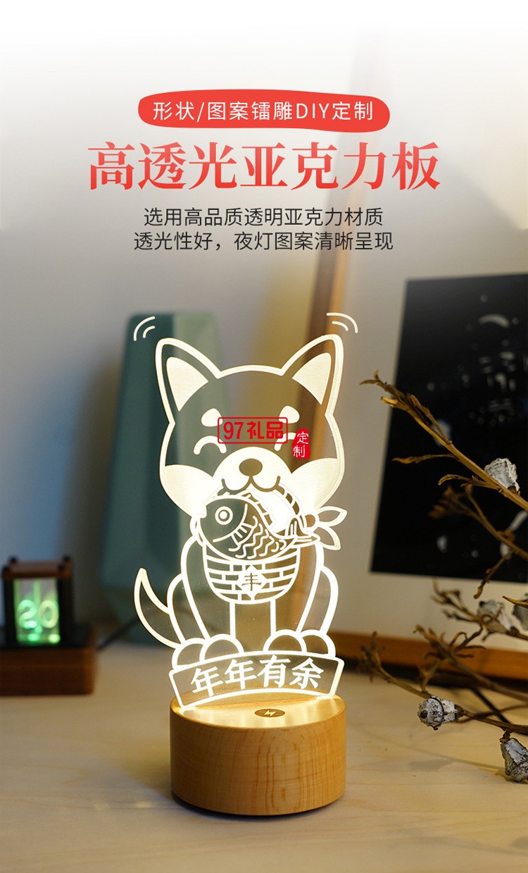 文創定制小夜燈景點景區旅游建筑紀念品