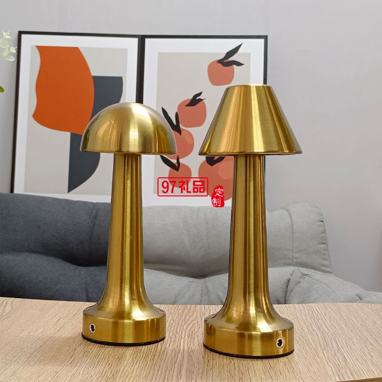 觸摸usb充電小夜燈創意禮物led金屬酒吧桌氛圍燈