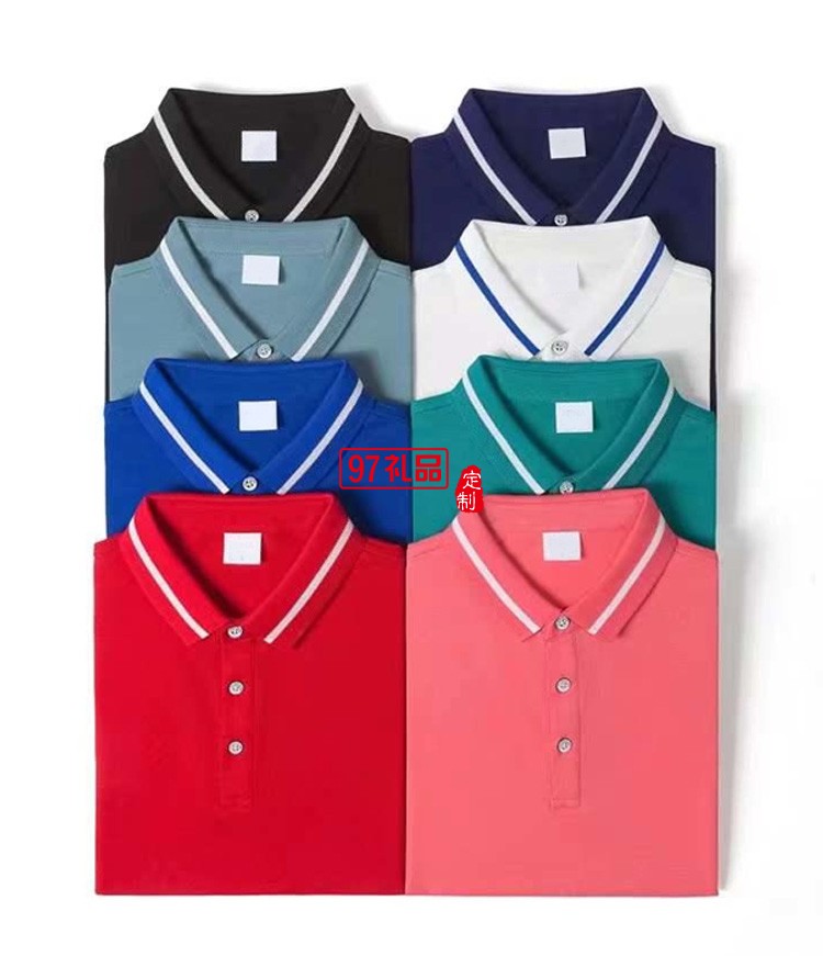 定制廣告衫polo衫200g純麻防珠地工作 翻領短袖 可定制logo
