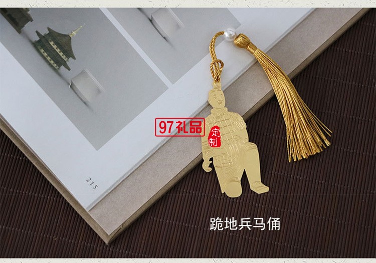 金屬書簽 西安鼓樓創意書簽 大雁塔旅游風景區