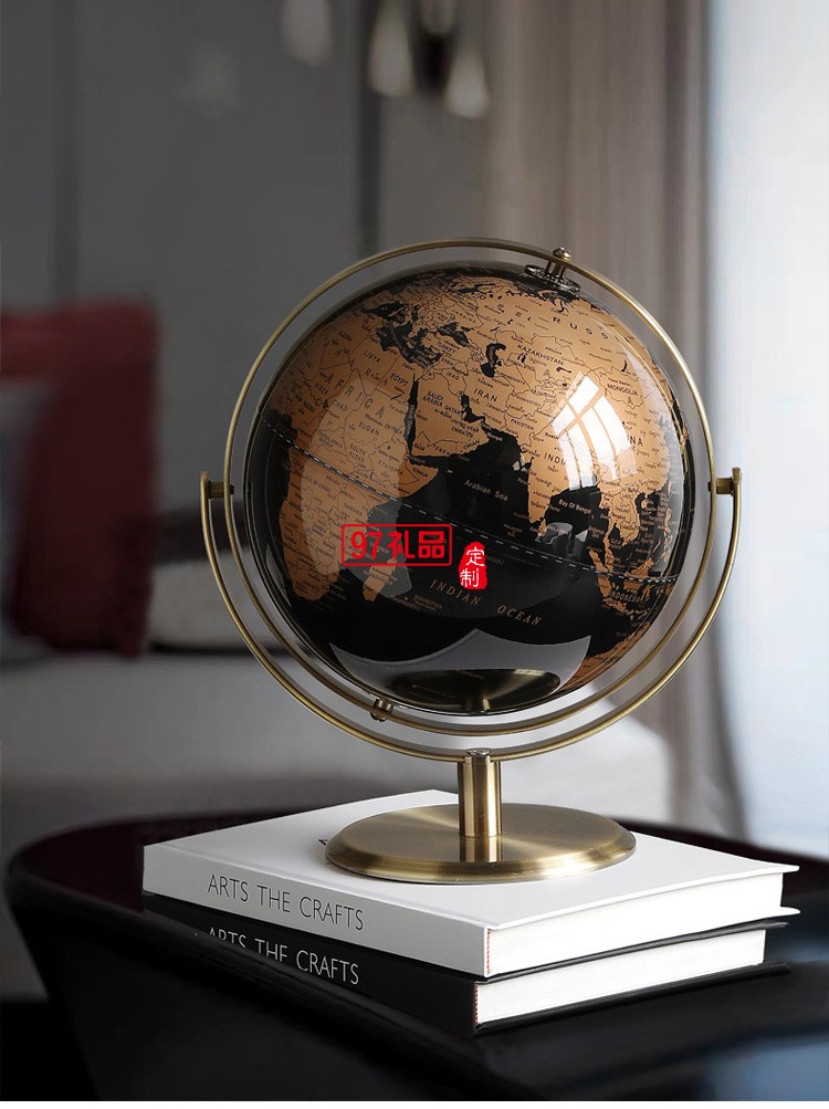創意輕奢地球儀擺件辦公室桌面擺設