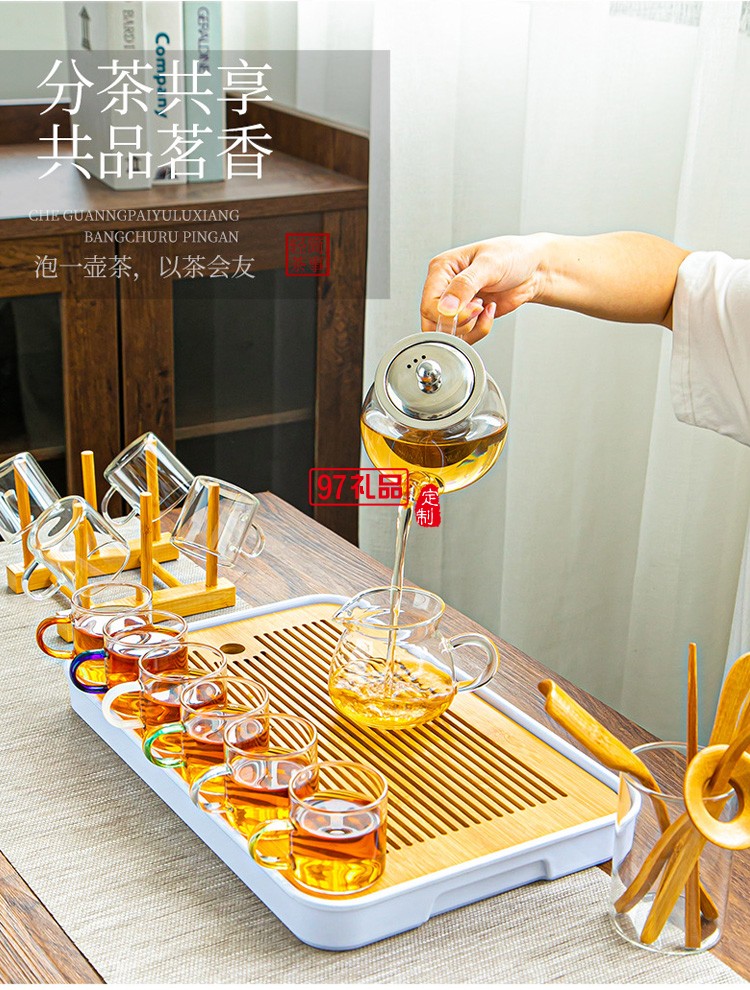 耐熱玻璃功夫茶具套裝泡茶器辦公茶壺高檔商務禮品定制