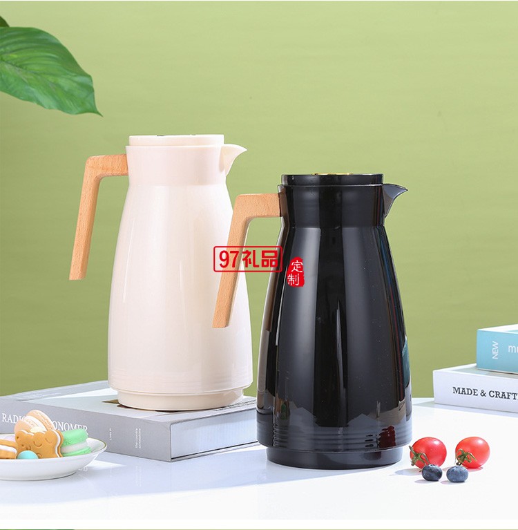 保溫壺玻璃內膽真空熱水瓶室內咖啡壺禮品印logo定制公司廣告禮品