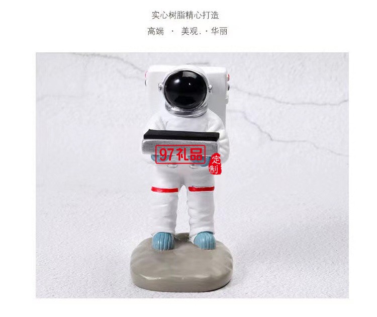 創意宇航員手表臺樹脂工藝品太空人