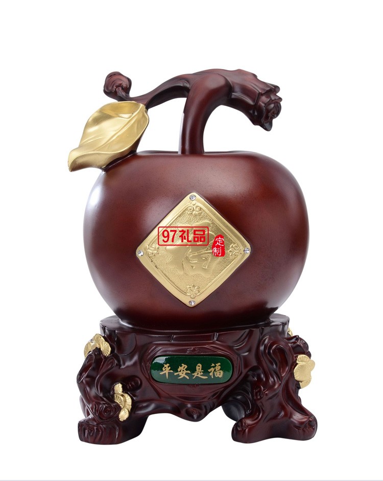平安是福大小蘋果儲蓄罐存錢罐擺件家居裝飾