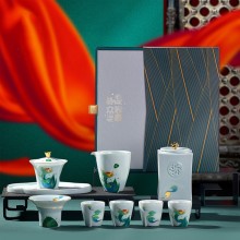 眾擎易舉端午節日商務禮品禮盒陶瓷功夫茶具套裝節日茶禮