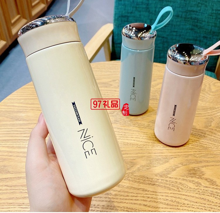 創意水杯奈熱雙層玻璃杯商務杯禮品杯