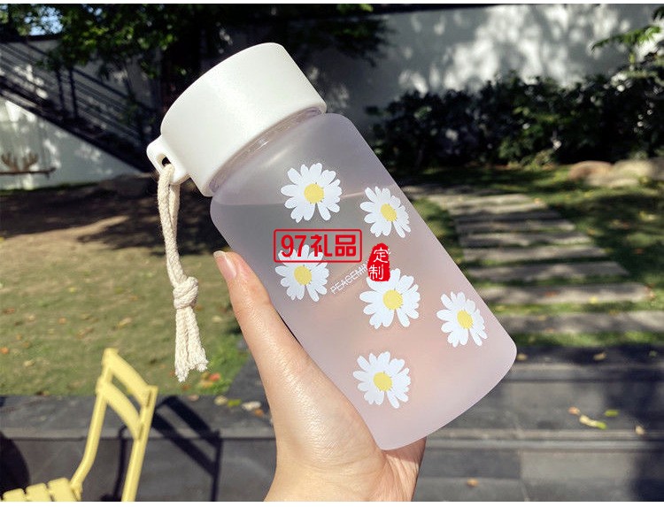 宇航員網紅隨手ins磨砂塑料杯潮流時尚杯子簡約水杯500ml