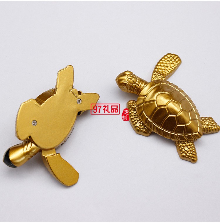 金龜創意小金龜桌面擺件打火機明火點煙器個性電鍍打火機