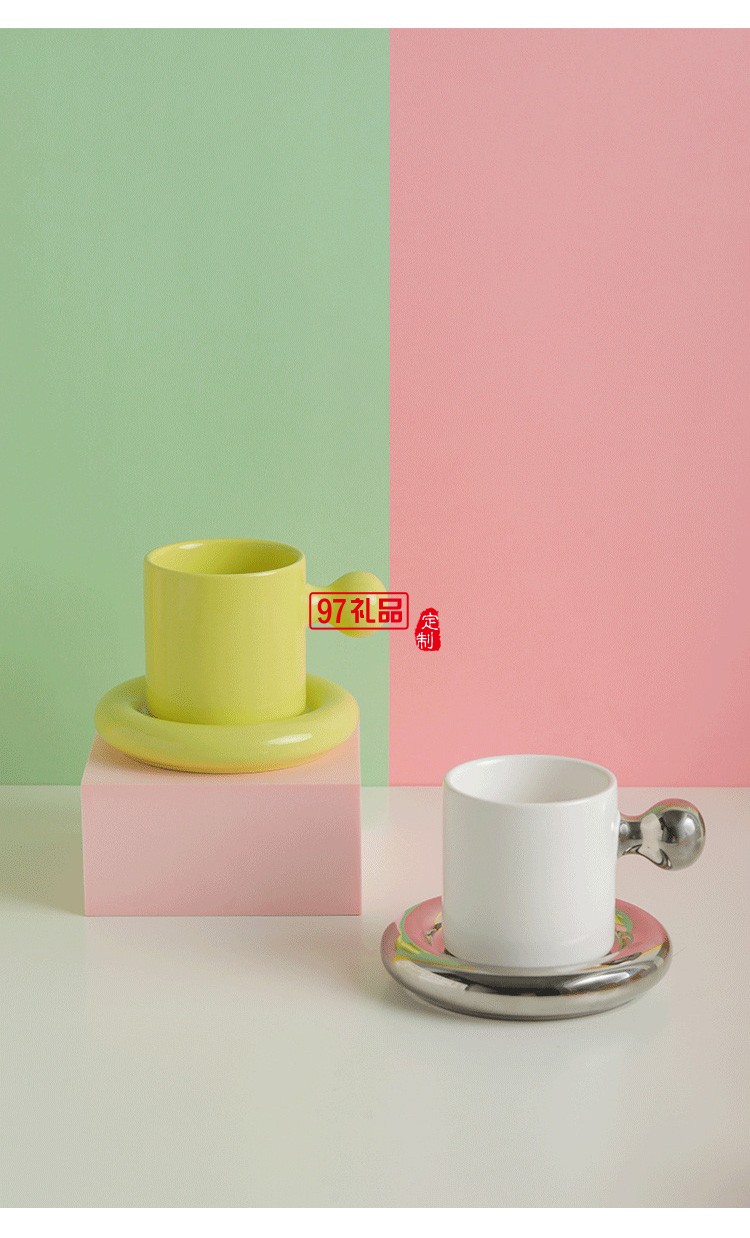 杯子 ins風(fēng)設(shè)計創(chuàng)意元氣蛋黃陶瓷馬克杯帶蓋套裝