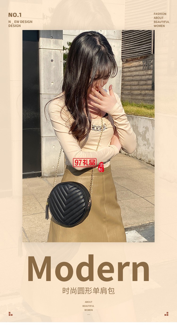 繡花小圓包2022ladies bags簡約時尚斜挎包包女士單肩復古圓