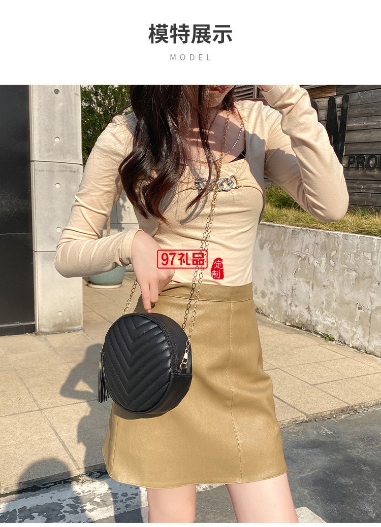 繡花小圓包2022ladies bags簡約時尚斜挎包包女士單肩復古圓