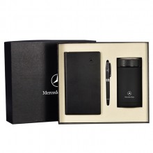 高檔商務保溫杯、筆、筆記本套裝