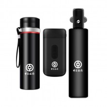 商務禮品保溫杯雨傘套裝定制logo實用公司開業活動