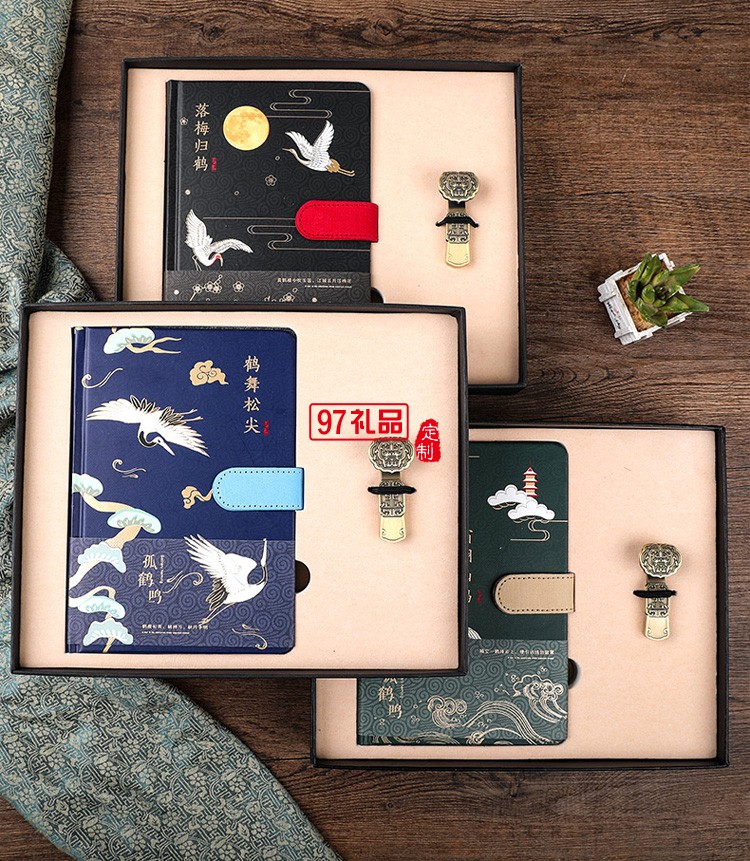 中國風復古U盤套裝禮盒