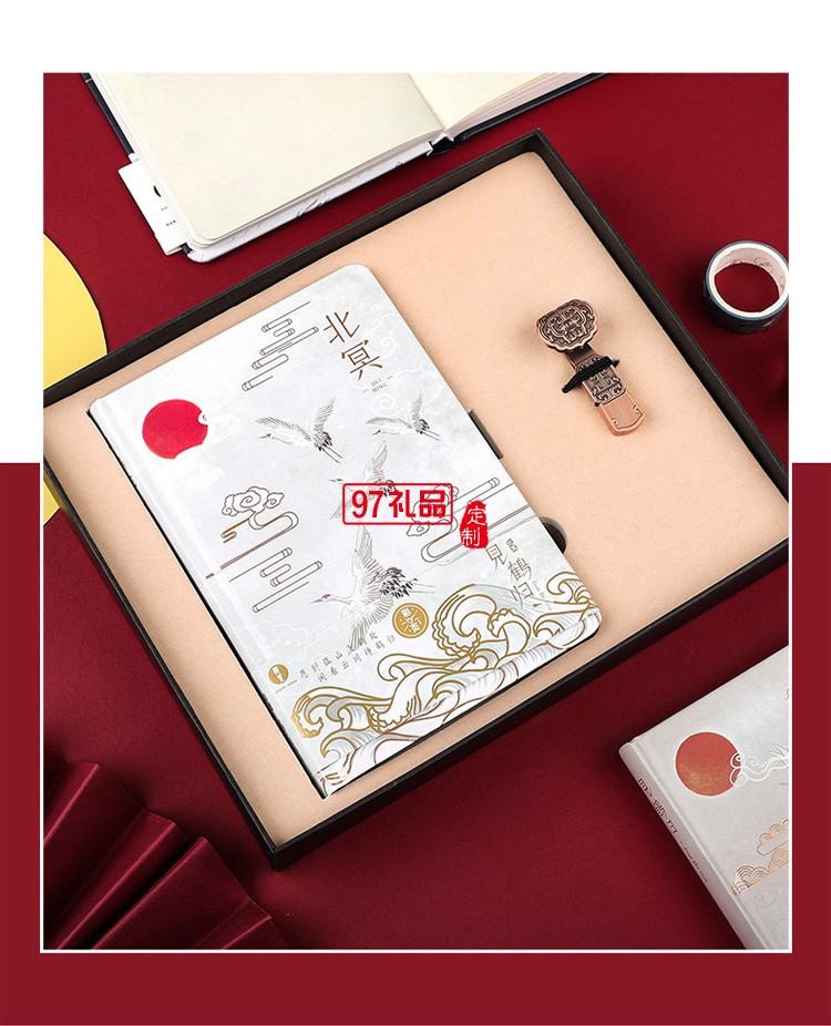中國風復古U盤套裝禮盒