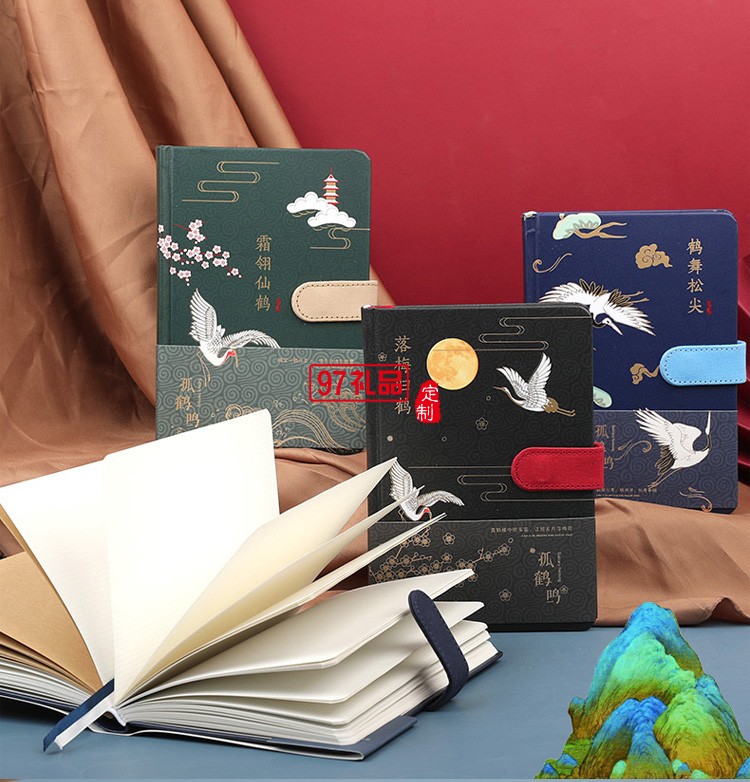 中國風復古U盤套裝禮盒