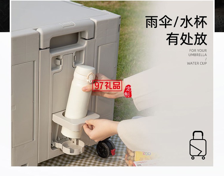 創意旅行箱買菜車小拉車折疊購物車擺攤小推車收納箱