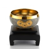 24K鍍金富貴碗商場同款 富貴碗擺件 家居喬遷開業工藝禮品 擺設裝飾