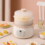 小浣熊電燉鍋家用陶瓷煮粥神器煲湯鍋熬粥紫砂養生隔水燕窩燉盅小