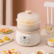 小浣熊電燉鍋家用陶瓷煮粥神器煲湯鍋熬粥紫砂養生隔水燕窩燉盅小