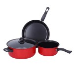 企業年會禮品獎品贈送品炒鍋煎鍋奶鍋 廚房鍋具組合 禮品三件套鍋