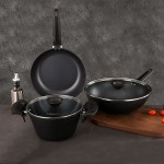 火象不沾鍋三件套鍋具家用加厚鍋具組合企業年會禮品鍋送客戶禮品