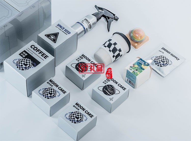 中秋集團企業員工福利創意禮盒勇往植前 - 抽屜禮盒