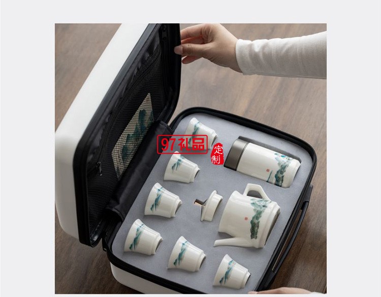 千里江山共明月  中秋節文創茶具節日禮品定制