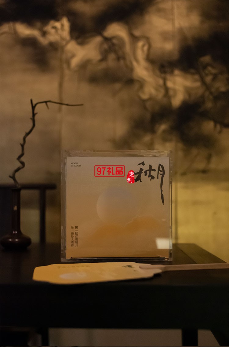 創意中秋員工福利送客戶 秋月 -  亞克力百變盒節日禮盒定制