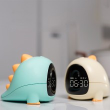 創意小恐龍鬧鐘兒童LED充電小鬧鐘活動小禮品定制