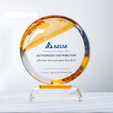 原創專利水晶琉璃紀念盤司周年慶紀念品定制