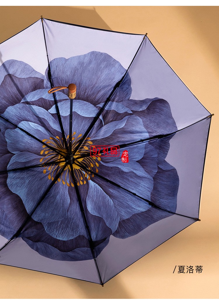 太陽(yáng)傘女晴雨兩用防曬防紫外線雨傘復(fù)古簡(jiǎn)約女定制公司廣告禮品