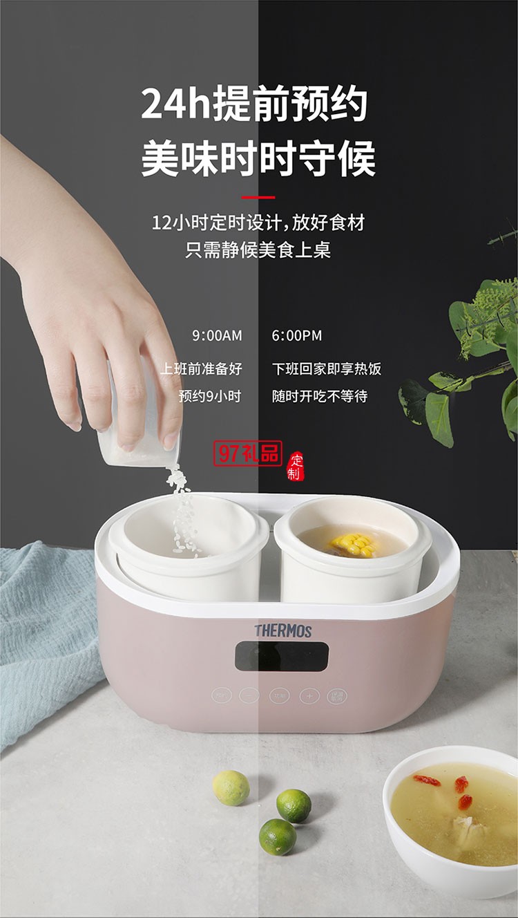 雙內膽組合健康營養微電腦隔水電燉鍋