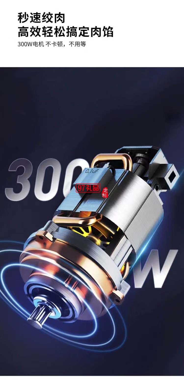 絞肉機一機三碗設計10秒快速絞肉快慢檔ALY-G30QS02J定制公司