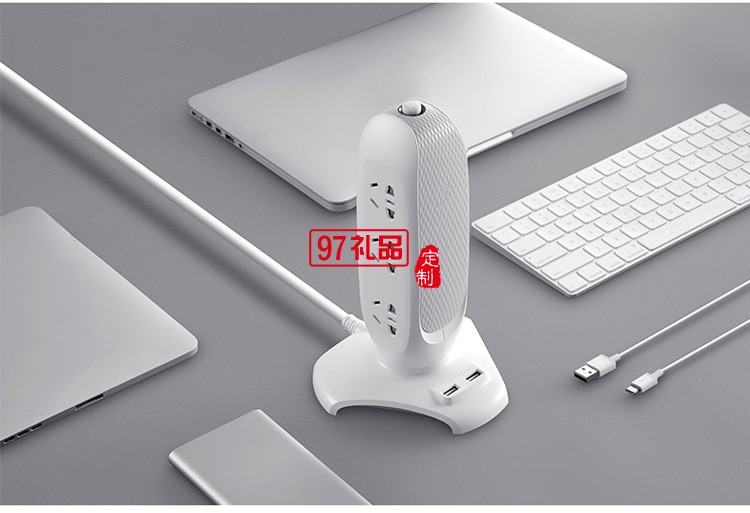 公牛插座插排接線板電源轉換器GN-V106U充電1.8米定制公司廣告禮