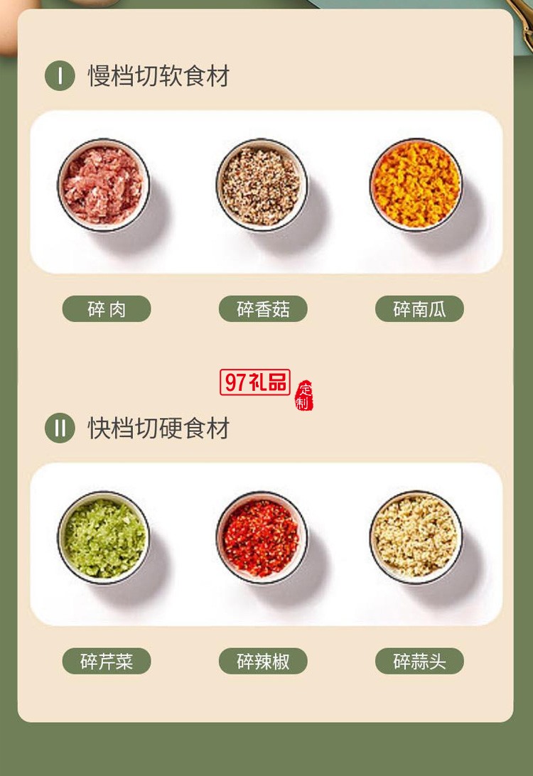 絞肉機多功能電動小型全自動攪拌料理打餡餃碎定制公司廣告禮品