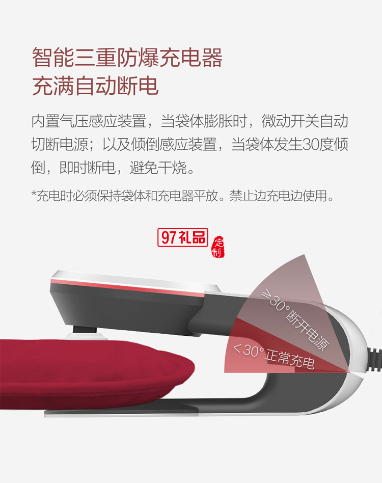 智能溫度顯示三擋溫控熱水袋 新年禮盒版