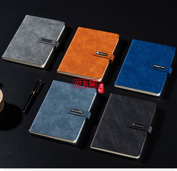32K筆記本定制logo紙加厚pu簡(jiǎn)約磁扣本定制公司廣告禮品