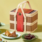 五芳齋端午節肉蛋黃粽嘉興特產韻味五芳粽子禮品盒裝