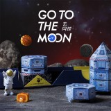 嫦娥一號中秋節月餅禮盒裝流心奶黃月餅高檔伴手禮品送禮團購定制