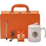 陶瓷馬克杯茶水分離辦公杯商務禮品中秋節