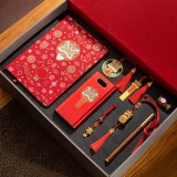 醒獅創意商務禮品套裝中國風實用公司年會活動紀念伴手國潮禮物