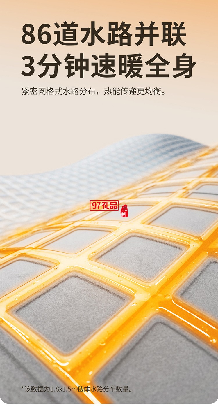 向物水暖電熱毯雙人雙控電褥子單人調溫家用水循環炕水熱毯床墊水