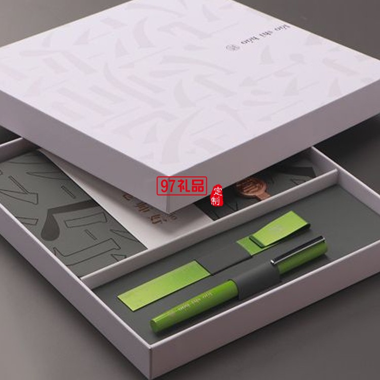 A5搭扣本+筆+書簽尺套裝公司員工商務禮品套裝伴手禮