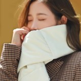 向物石墨烯發熱圍巾智能電加熱圍脖護頸頸椎保暖披肩男女冬季禮物