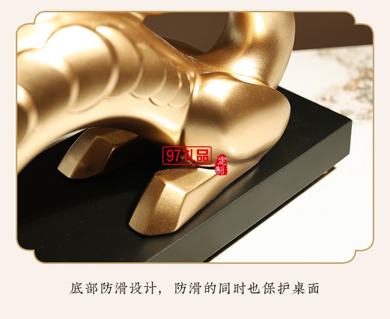 貝漢美新中式金龍擺件客廳酒柜書房辦公室裝飾品開業招財龍年禮物