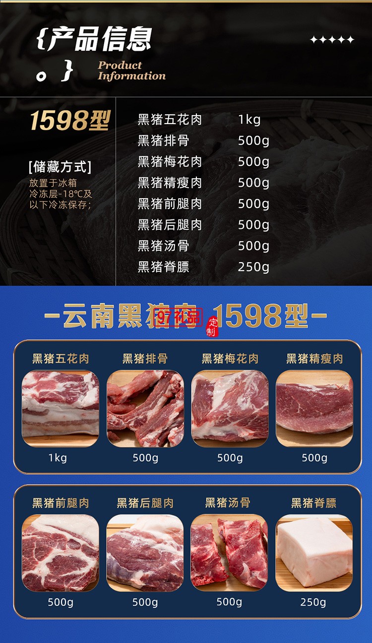 蟹狀元 云南黑豬肉禮券禮盒春節年貨大禮包