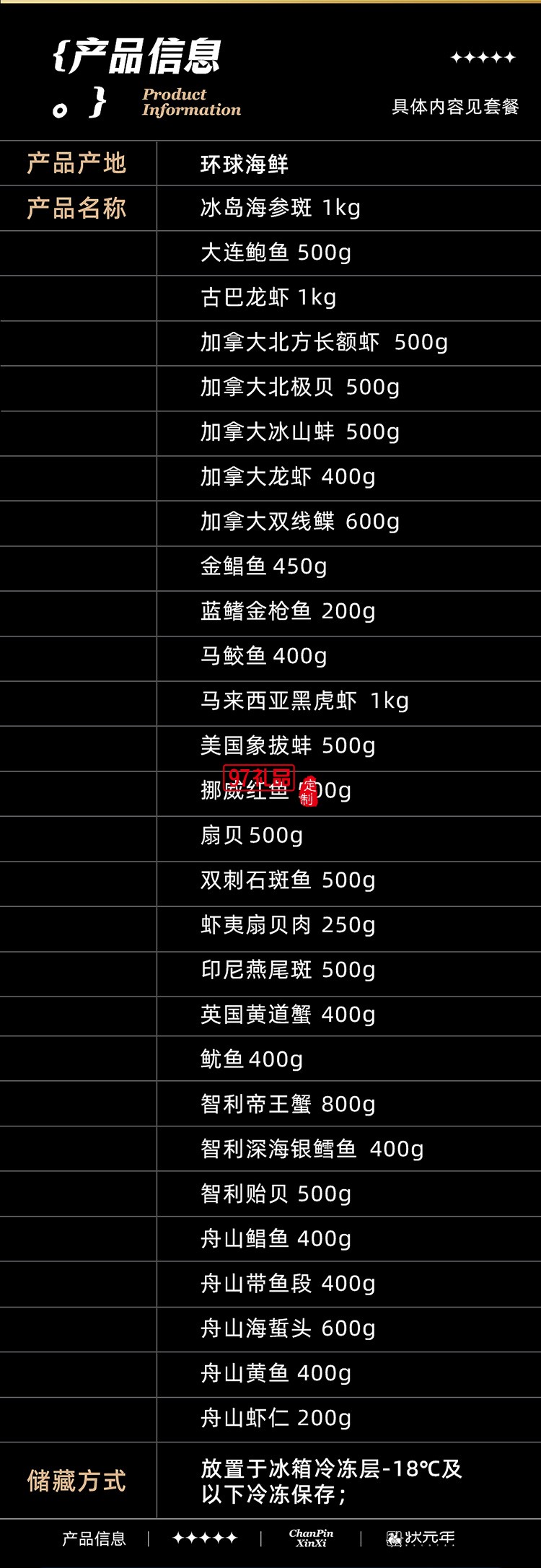 蟹狀元 環球海鮮禮券禮盒春節年貨大禮包