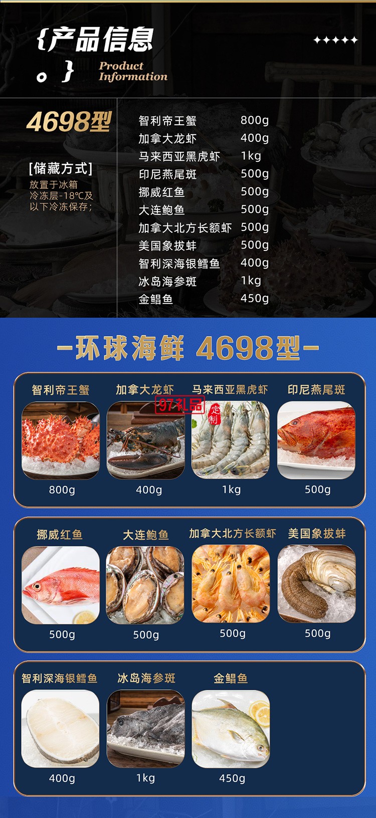 蟹狀元 環球海鮮禮券禮盒春節年貨大禮包